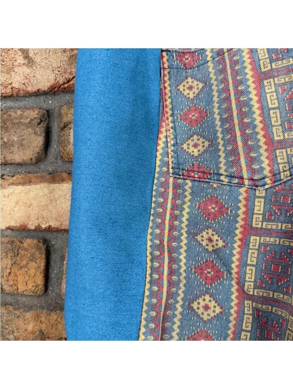 Seafarer Intuit Aztec Print Colorblock Flare Pants - Picture 7 of 9
